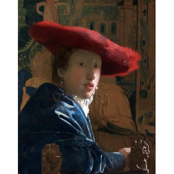 Момиче с червена шапка (1665-1667) РЕПРОДУКЦИИ НА КАРТИНИ